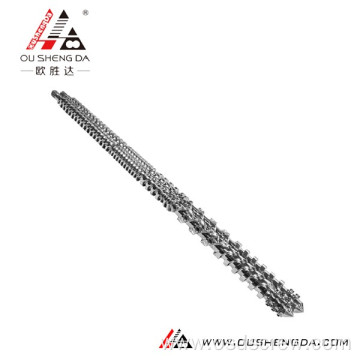 45mm single extruder screw and barrel(screw and barrel for recycled pvc/pe extruder) recycle granulator pelletizer zhoushan manu